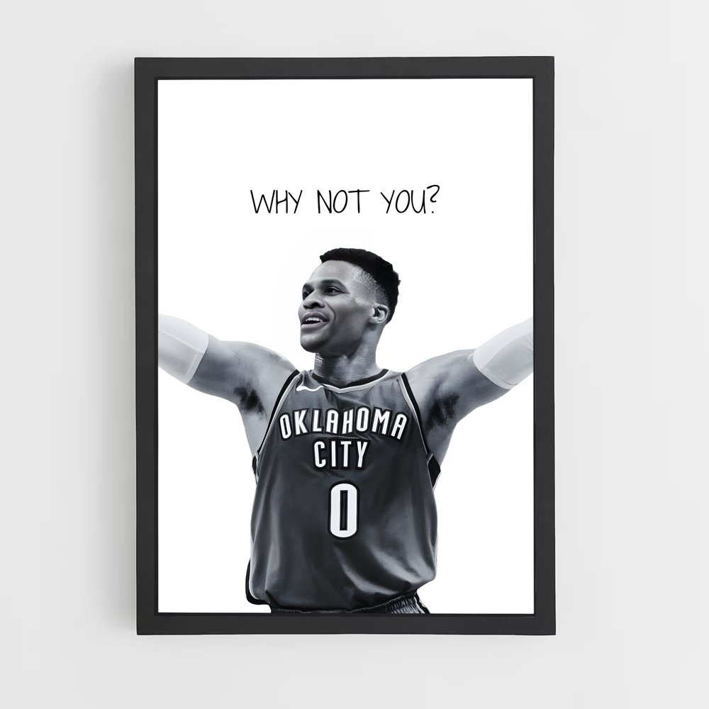 Poster Westbrook's Triumph – affiche Basketball (vue 2)